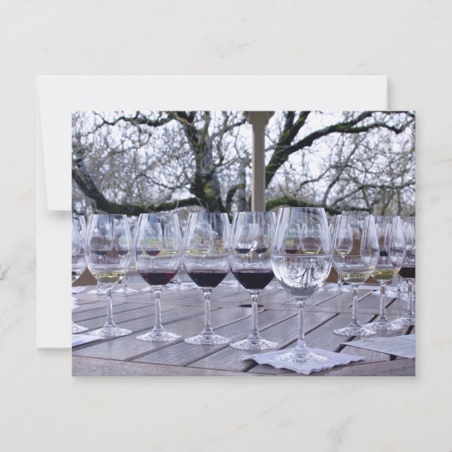 Carte "Un après-midi à la Winery" (Devant)