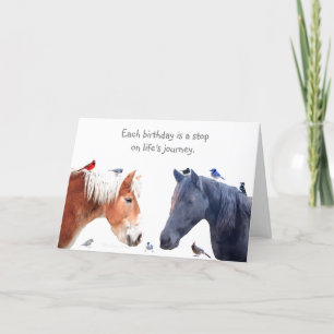 Carte Un arrêt sur le voyage de la vie : Joyeux