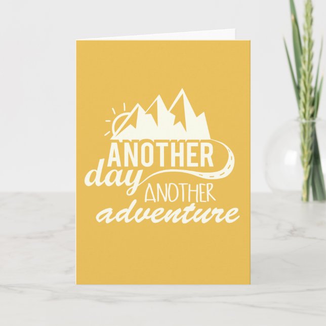 Carte Un autre jour Motivation d'aventure (Devant)