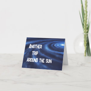 Carte Un autre voyage autour de l'anniversaire de la gal