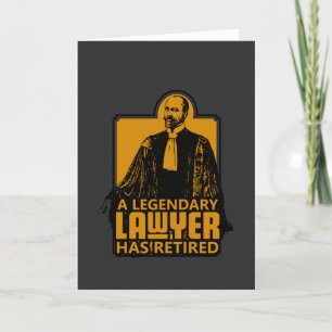 Carte Un avocat légendaire a pris sa retraite