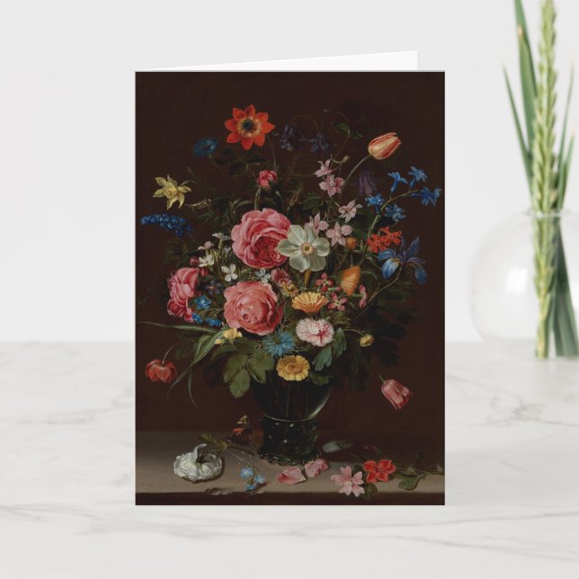 Carte Un bouquet de fleurs de Peeters : Blank (Devant)