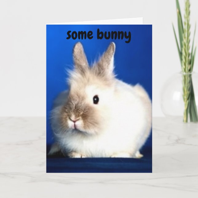 CARTE UN BUNNY AIME "VOUS" (Devant)