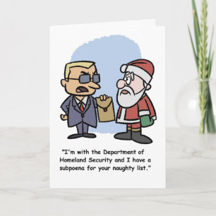 Carte Un cadeau pour le Père Noël
