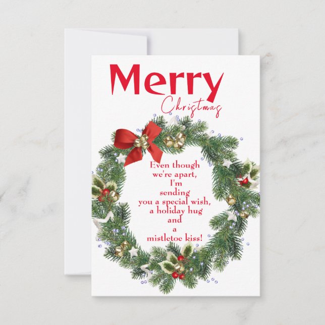 Carte Un câlin pour Noël (Devant)