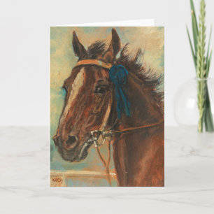 Carte Un cheval gagnant Ludwig Koch