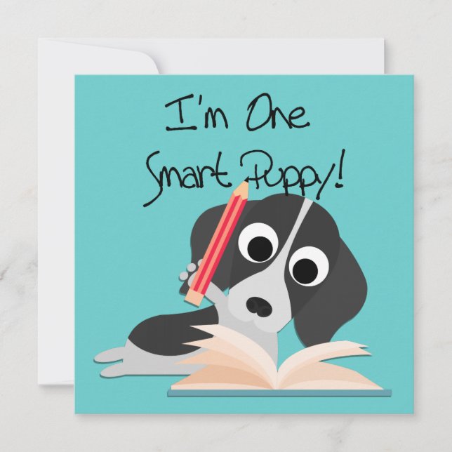 Carte Un Chiot intelligent (Devant)