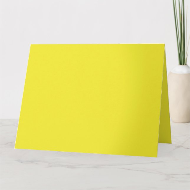 Carte Un dégradé qui se mélange du jaune à l'orange, la  (Devant)