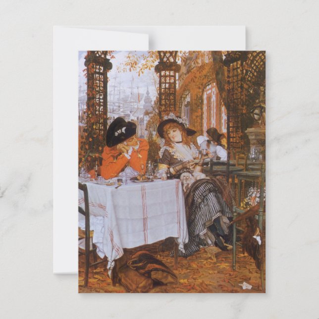 Carte Un déjeuner (Le Dejeuner) de James Tissot (Devant)