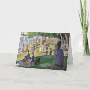 Carte Un dimanche à La Grande Jatte par Georges Seurat