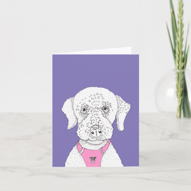 Carte Un Doodle Nommé Peach (Devant)