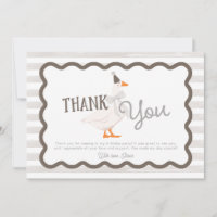 Un Garçon Silly Goose 1er Anniversaire Merci