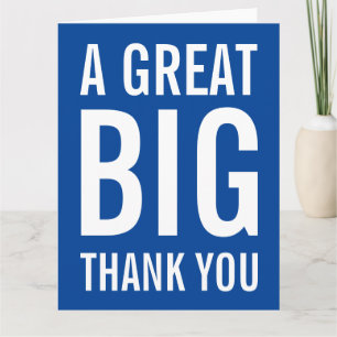 Carte Un grand Merci