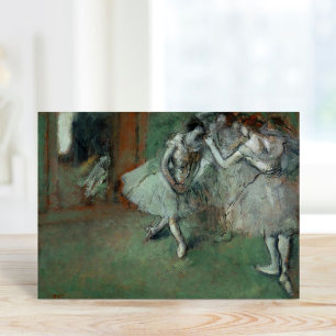Carte Un groupe de danseurs   Edgar Degas