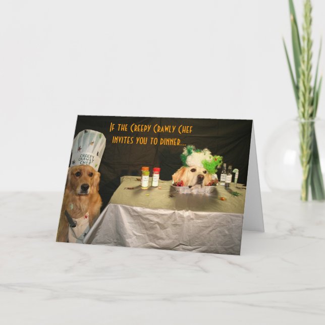 Carte Un Halloween sans tête (Devant)