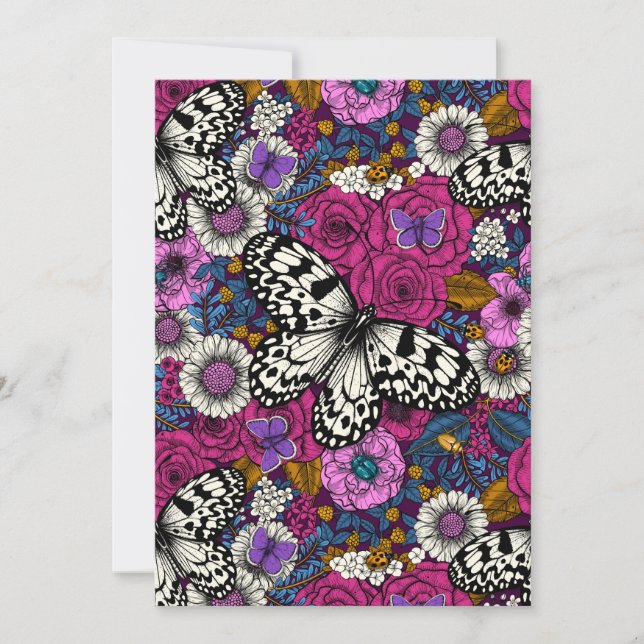 Carte Un jardin coloré II (Devant)