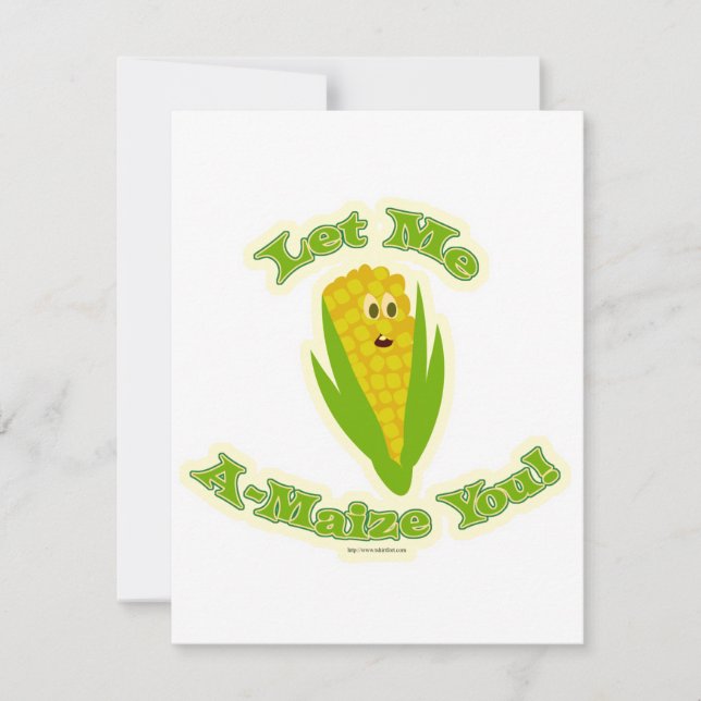 Carte Un maïs (Devant)