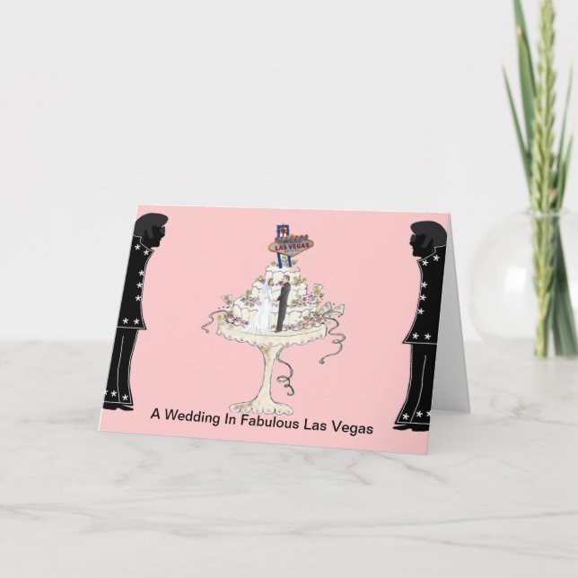 Carte Un Mariage En Fabrique Las Vegas Card (Devant)