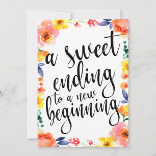 Carte Un panneau floral bohème abordable avec une fin do