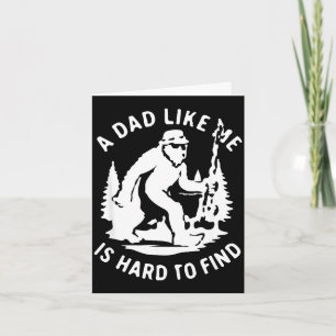 Carte Un papa comme est difficile à trouver drôle pêche 