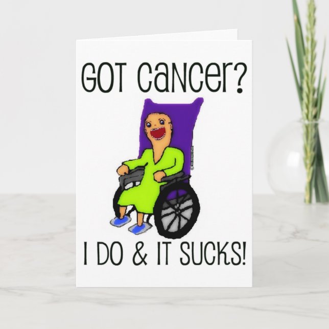 Carte Un Patient En Colère A Eu Un Cancer (Devant)