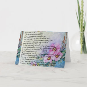 Carte Un poème du jour de mère