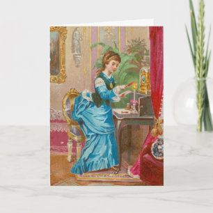 Carte Un poème victorien encourageant "Si l'on s'avère f