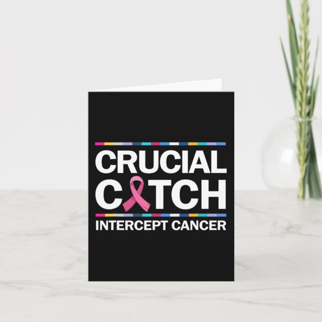 Carte Un point crucial Intercept du cancer Cancer du sei (Devant)