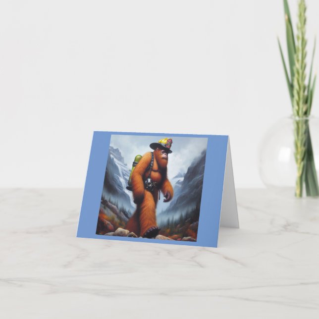 Carte Un pompier à bout portant (Devant)