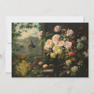 Carte Un riche bouquet de fleurs   Franz Xaver Birkinger