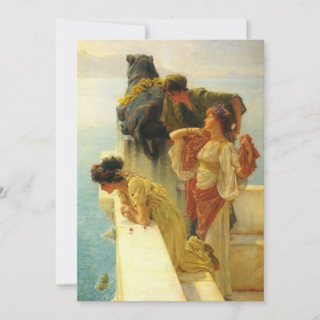 Carte Un signe de la vanité par Sir Lawrence Alma-Tadema (Devant)