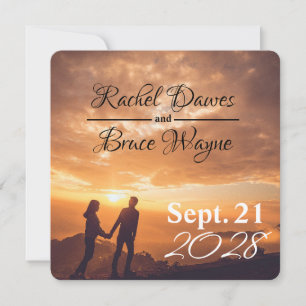 Carte Un simple Wedding Save Date romantique