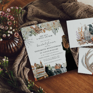 Carte Un sort   Fête des mariées Halloween