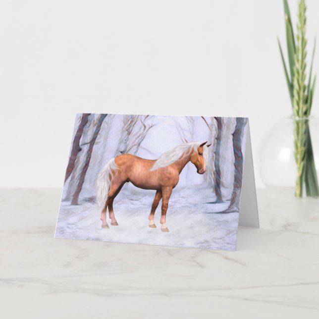 Carte Un Stallion d'hiver (Devant)