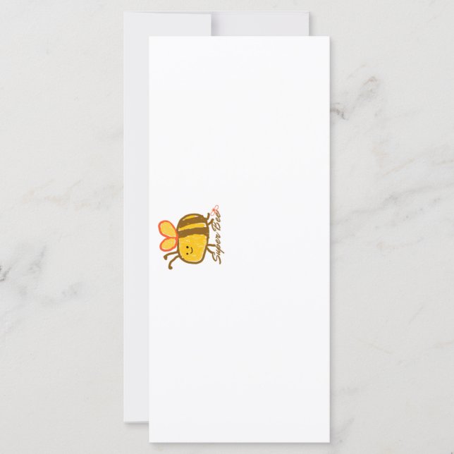 CARTE UN SUPER BEE (Devant)