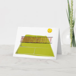 Carte Un superbe design de court de tennis. Quel plaisir