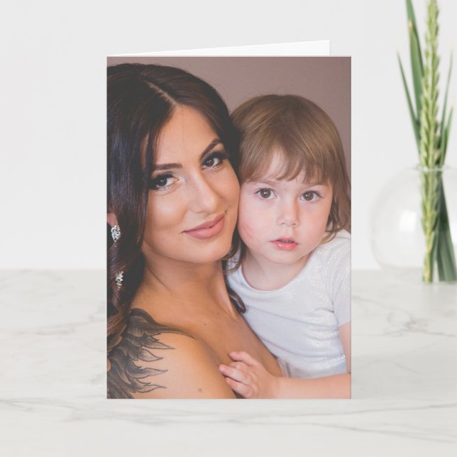 Carte un-supérieure de nouveau bébé (Devant)