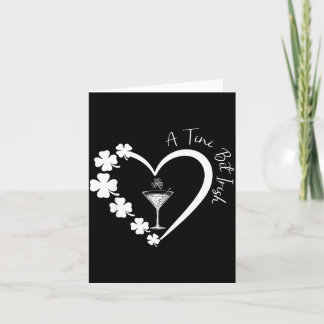 Carte Un tout petit peu irlandais cocktail pour filles i
