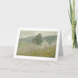 Carte Un verger de pruneau, Saratoga, la Californie