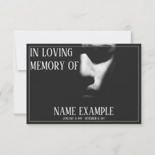 Carte Un visage endormi à mi-ombre