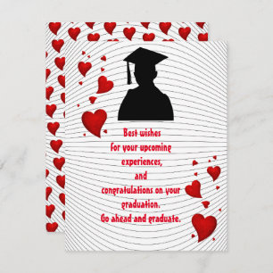Carte Un voeu amusant de Graduation