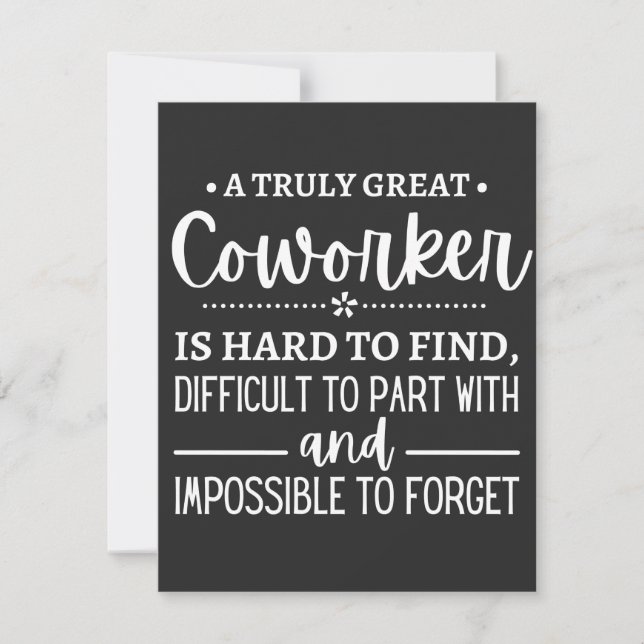 Carte Un vrai grand collègue (Devant)