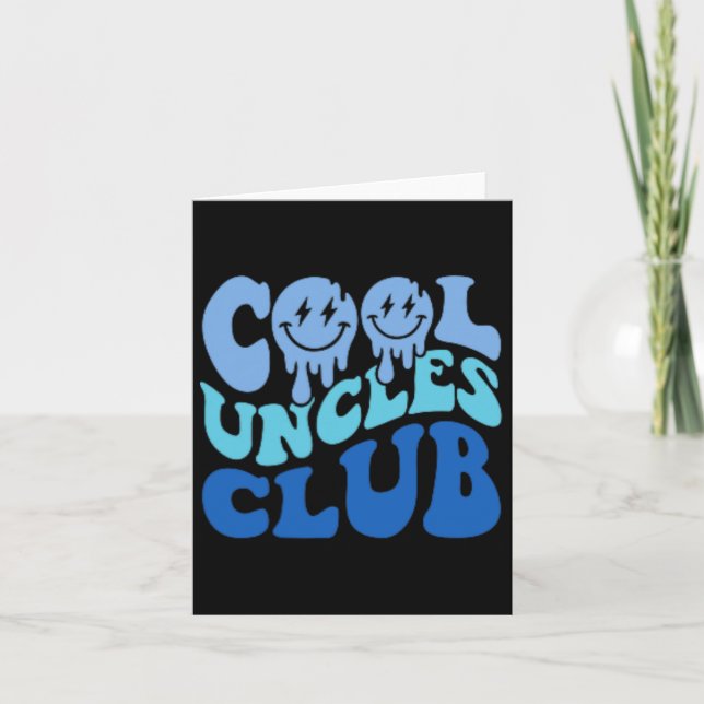 Carte Uncles Club Meilleur oncle Jamais Drôle Fête des p (Devant)