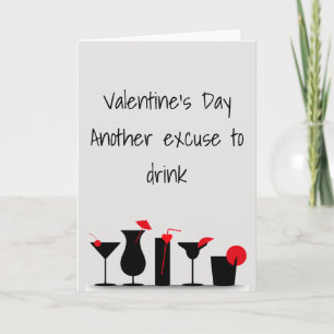 Carte Une autre excuse pour boire un cocktail La Saint-V