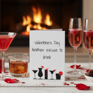 Carte Une autre excuse pour boire un cocktail pour la Sa