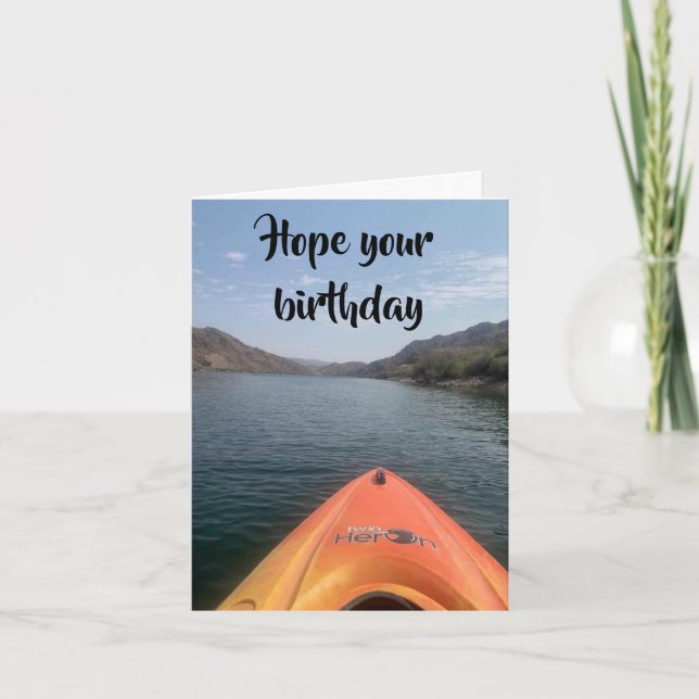 CARTE UNE "BELLE BALADE DE FUMÉE" POUR VOTRE ANNIVERSAIR (Devant)