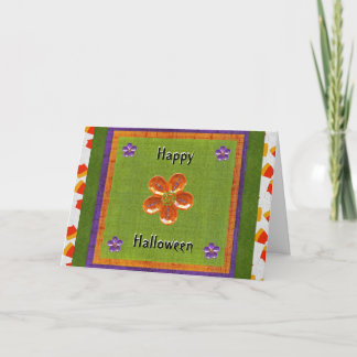 Carte Une bonne Parties scintillant de bonbons d'Hallowe