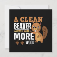 Une castor propre obtient toujours plus de bois ci