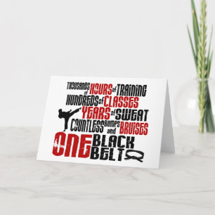 Carte UNE Ceinture noire 2 KARATE T-SHIRTS & APPAREL