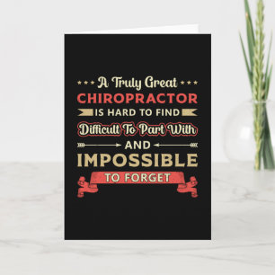 Carte Une Chiropratique Chiropraticienne Vraiment Grande